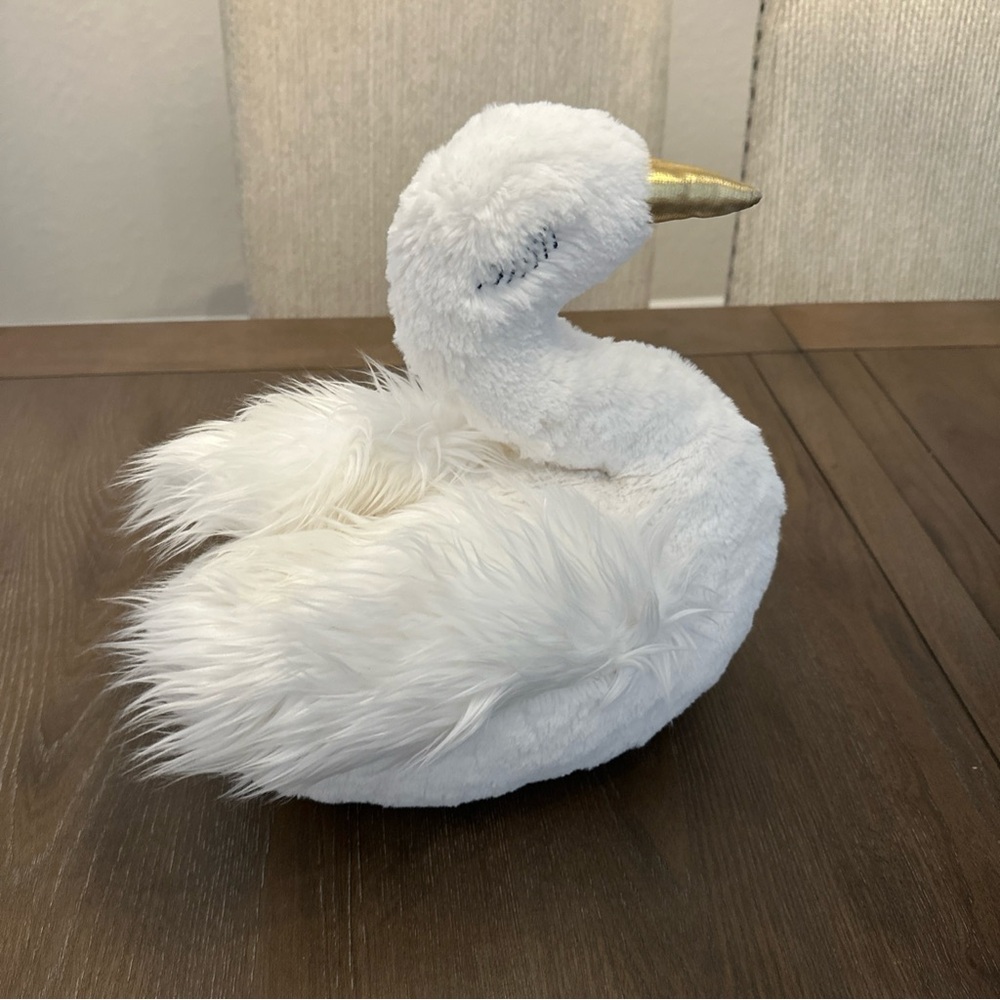 Pottery Barn Kids Plush Swan Cygne Medium Soft - Picture 5 of 9